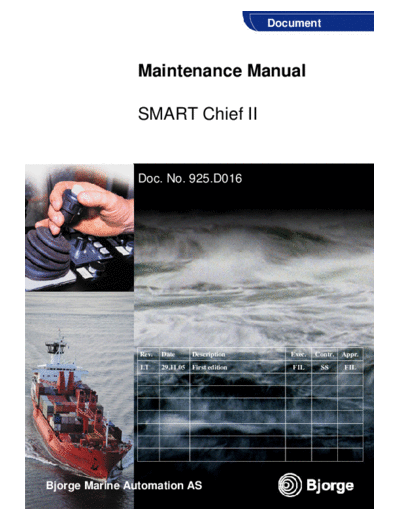bjorge smart chief Smart chief manual