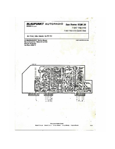 Fluke 8060A schematic for this model .

to your attention : service manual , file .RAR ,about Blaupunkt is not openable  :  miss the part 1 .

best regards , Alain
