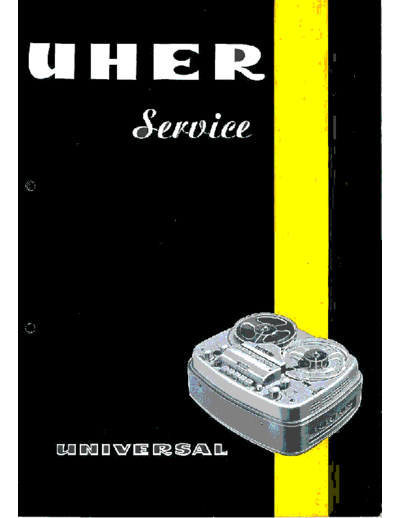 Uher Universal service manual