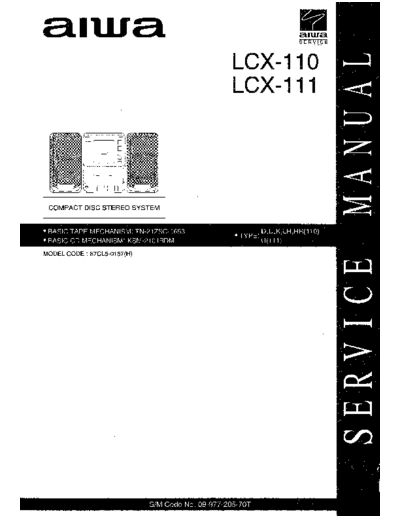 AIWA lcx-110 -- lcx-111  AIWA Audio lcx-110_--_lcx-111.pdf