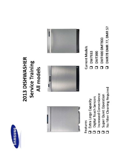 Samsung 2013 Dishwasher training  Samsung Dishwashers 2013 Dishwasher training.pdf