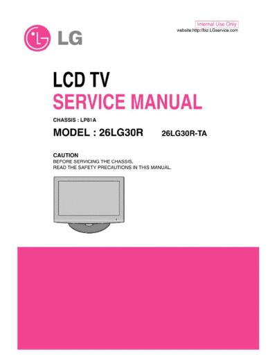LG LG+26LG30R+Chassis+LP81A  LG LCD 26LG30R-TA  chassis LP81A LG+26LG30R+Chassis+LP81A.pdf
