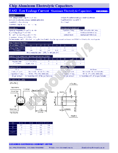 Elecsound [SMD] EAS2 Series  . Electronic Components Datasheets Passive components capacitors Elecsound Elecsound [SMD] EAS2 Series.pdf