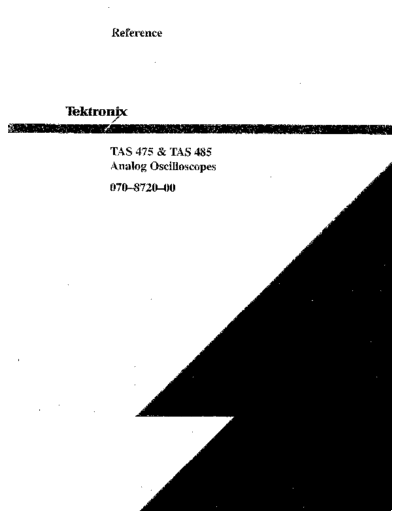 Tektronix TEK TAS 475 252C 485 Reference  Tektronix TEK TAS 475_252C 485 Reference.pdf