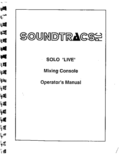 . Various Soundtracs solo live  . Various SM scena Soundtracks Soundtracs solo live.pdf
