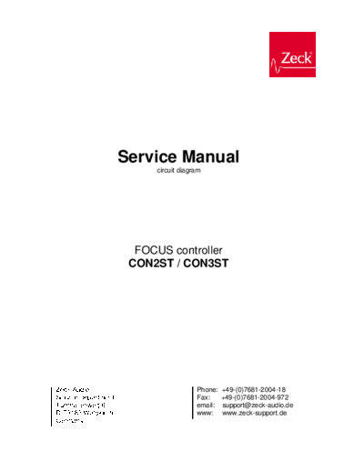 . Various Zeck-CON2ST 3ST focus control  . Various SM scena Zeck Zeck-CON2ST_3ST focus control.pdf