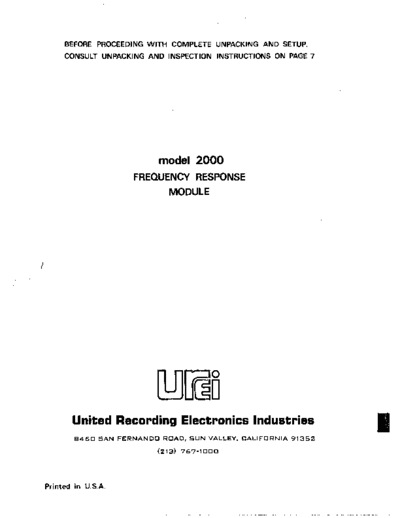 . Various UREI-2000  . Various SM scena Studio UREI-2000.pdf