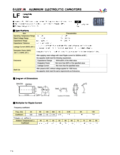 G-Luxon lf  . Electronic Components Datasheets Passive components capacitors CDD G G-Luxon lf.pdf