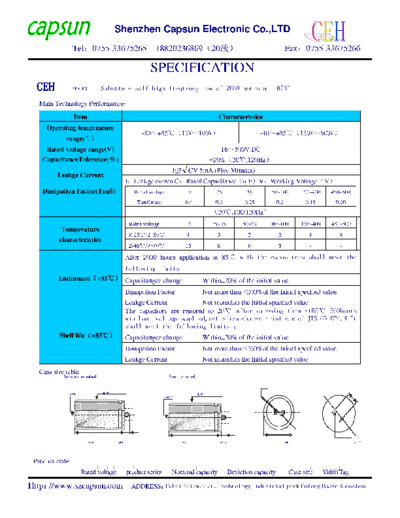 Capsun 20091152011373033  . Electronic Components Datasheets Passive components capacitors CDD C Capsun 20091152011373033.pdf