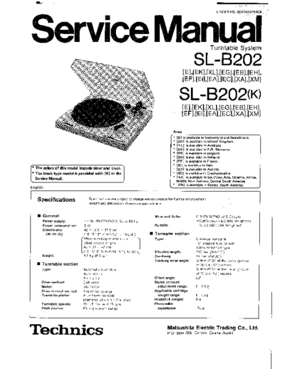 panasonic 4301 - manual de servicio  panasonic Audio SL-B202 4301 - manual de servicio.pdf