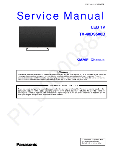 panasonic panasonic-TX-40DS500B  panasonic LED KM29E chassis panasonic-TX-40DS500B.pdf