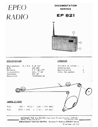 Philips ep 821  Philips Audio EP821 ep 821.pdf