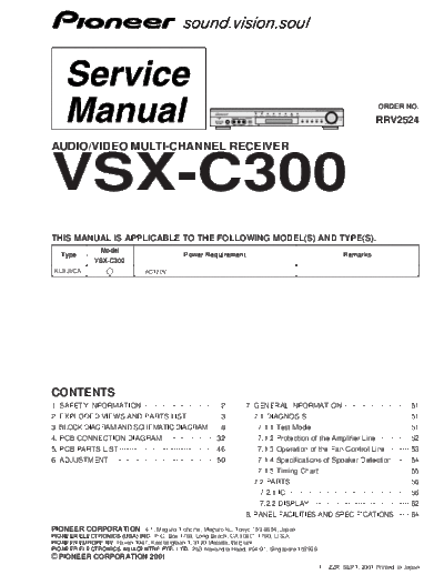 Pioneer VSX-C300 RRV2524  Pioneer Audio VSX-C300 VSX-C300_RRV2524.pdf