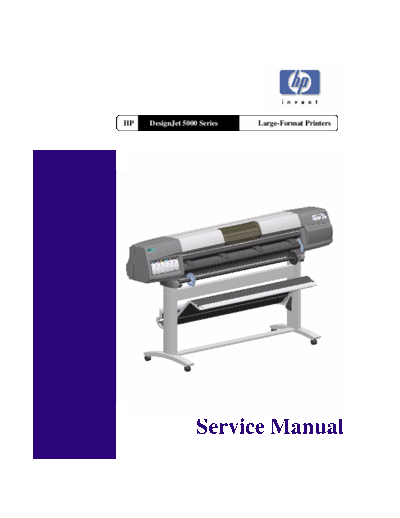 HP HP DeskJet 5000 Service Manual  HP printer HP DeskJet 5000 Service Manual.pdf