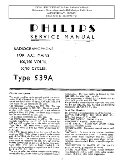 Philips 539 a  Philips Historische Radios 539A 539 a.pdf
