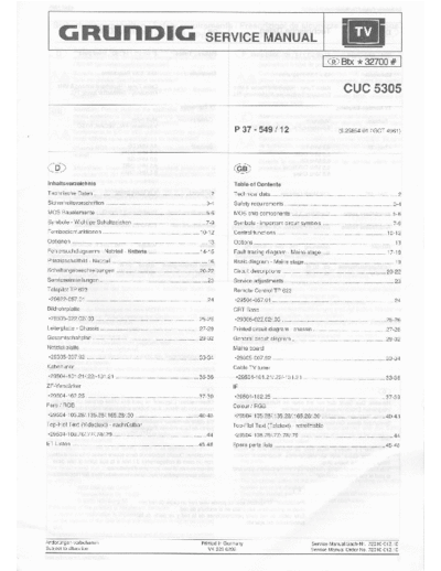 Grundig CUC-5305  Grundig CUC CUC-5305 CUC-5305.pdf
