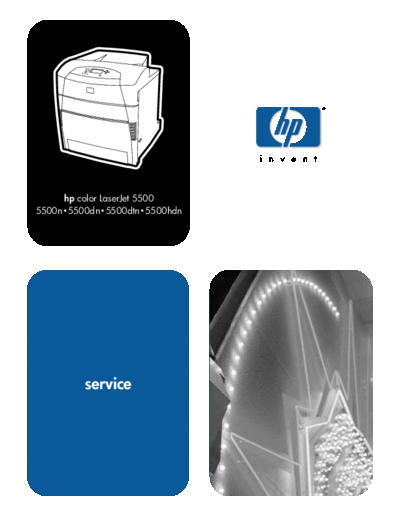 HP Color LaserJet 5500 Service Manual  HP printer Laser CLJ 5500 HP Color LaserJet 5500 Service Manual.pdf