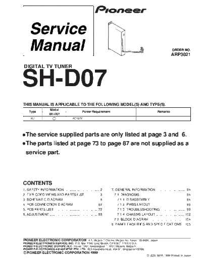 Pioneer SH-D07  Pioneer SH SH-D07 SH-D07.pdf