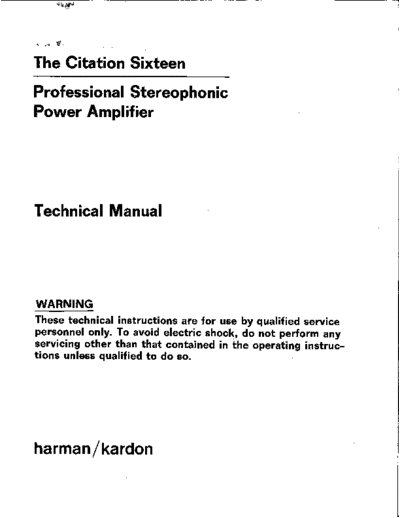 Harman Kardon Citation-Sixteen  Harman Kardon Citation Citation-Sixteen Citation-Sixteen.pdf