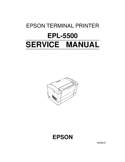 epson EPL 5500  epson printer Laser EPL 5500 EPL 5500.rar