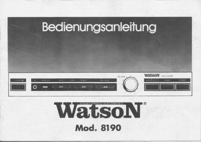 WATSON mod 8190 amplifier  . Rare and Ancient Equipment WATSON Audio MOD 8190 watson_mod_8190_amplifier.zip